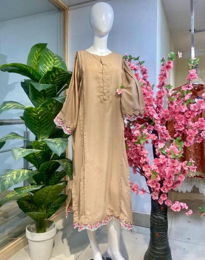 Khaki Kurta